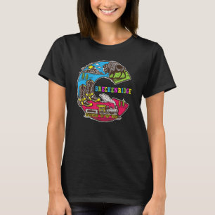 Colorado Colorful Breckenridge Mountains Wandern N T-Shirt