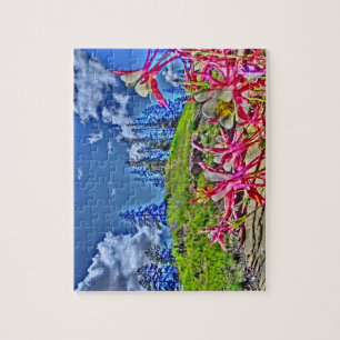 Colorado Columbine Blume landschaftliches Puzzle
