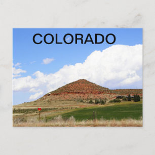 Colorado Cone-förmige Berge Postkarte