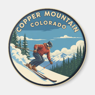 Colorado Copper Mountain Skifahren Magnet