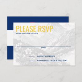 Colorado Couple Response Card RSVP Karte