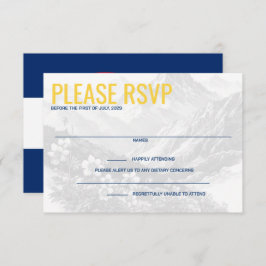 Colorado Couple Response Card RSVP Karte
