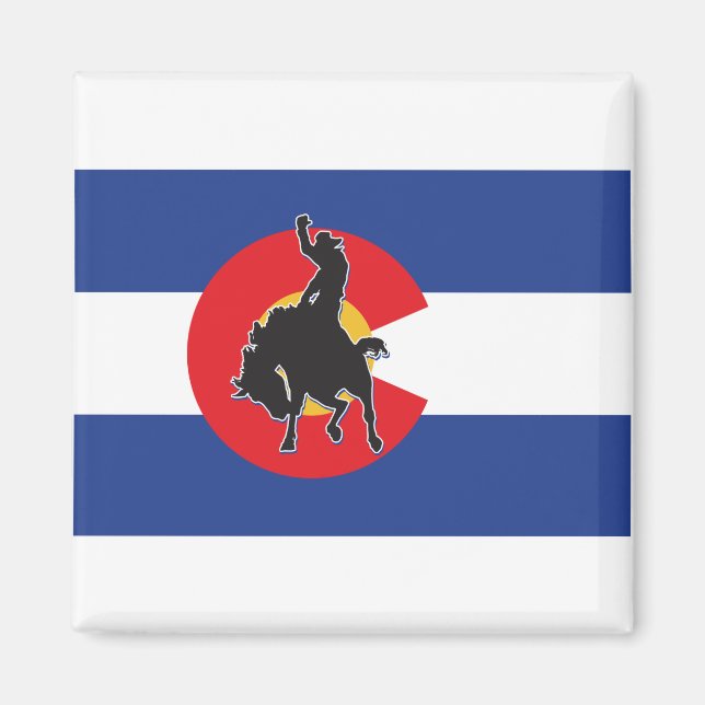 Colorado Cowboy Magnet (Vorne)