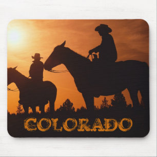 COLORADO Cowboys auf Pferdemousepad Mousepad