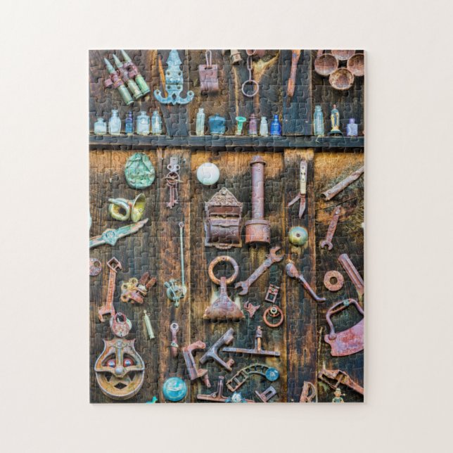 Colorado, Crested Butte. Antiquitätensammlung Puzzle (Vertikal)