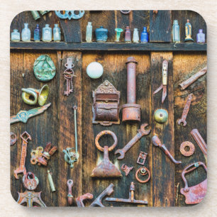 Colorado, Crested Butte. Antiquitätensammlung Untersetzer