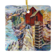 Colorado Crystal Mill Rocky Mountains Malerei