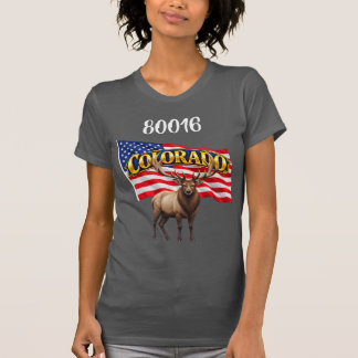 Colorado Damen Bella+Canvas Slim Fit Dark T-Shirt