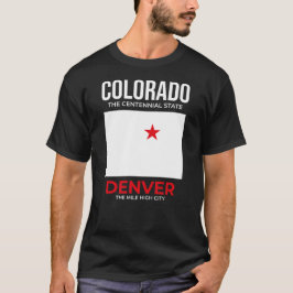 Colorado, Denver – The Mile High City, USA T-Shirt