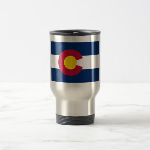 Colorado: Die Centennial-Flagge der US-Bundesstaat Reisebecher