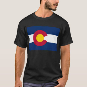 Colorado: Die Centennial-Flagge der USA-Staates T-Shirt