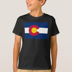 Colorado: Die Centennial-Flagge eines US-Bundessta T-Shirt
