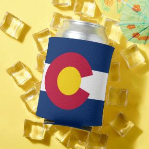Colorado: Die Flagge des hundertjährigen US-Bundes Dosenkühler