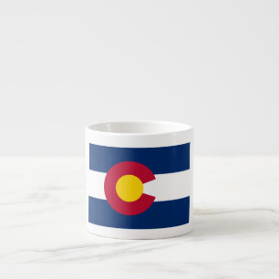 Colorado: Die hundertjährige US-Staatsflagge Espressotasse