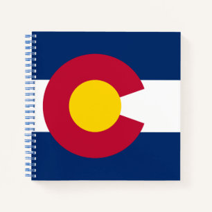 Colorado: Die hundertjährige US-Staatsflagge Notizbuch