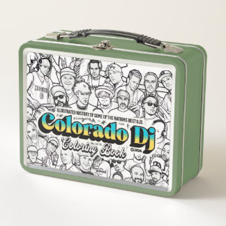 Colorado Dj Malbuch Binder Metall Brotdose