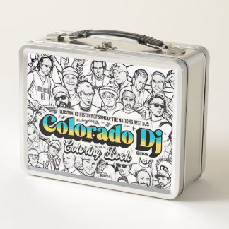 Colorado Dj Malbuch Binder Metall Brotdose