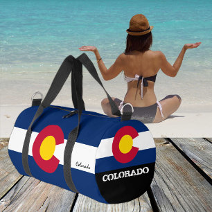 Colorado-Duffle, Colorado-Fahne Fitness /sports Duffle Bag