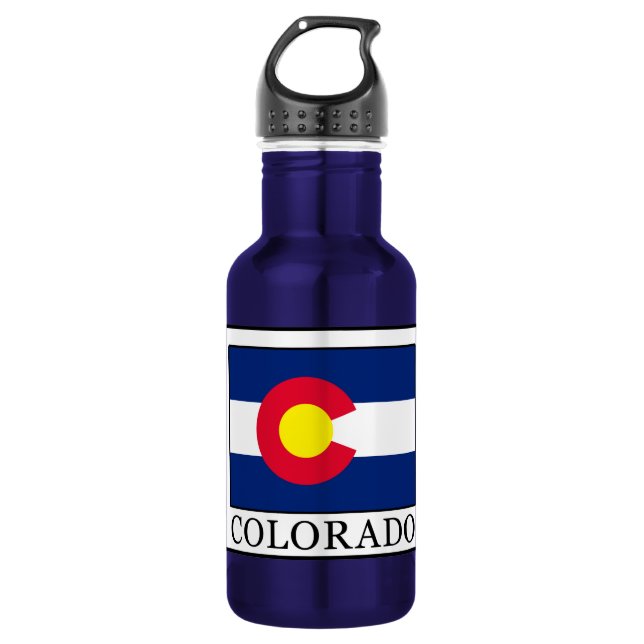 Colorado Edelstahlflasche (Vorderseite)