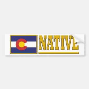 Colorado-Eingeborener Autoaufkleber