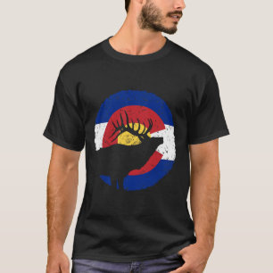 Colorado Elend Jagd T Shirt Co Staatsflagge