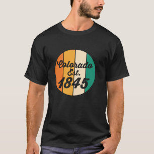 Colorado est 1845 USA Staat Amerika T-Shirt