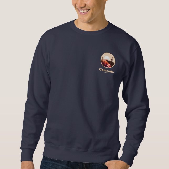 Colorado Est 1876 Men's Basic Sweatshirt (Vorderseite)