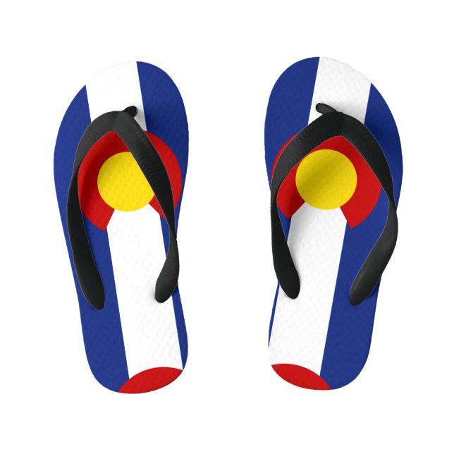 Colorado-Fahne Kinderbadesandalen (Fußbett)