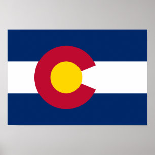 Colorado-Fahne Poster
