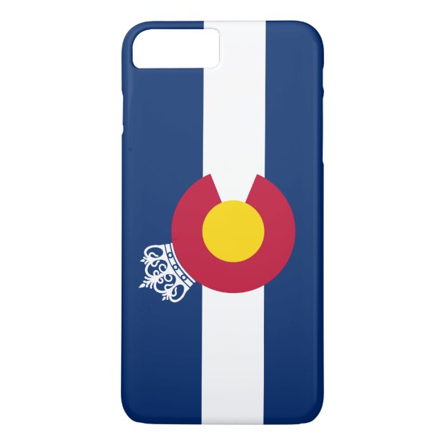 Colorado Fahnenkönigskrone iPhone 7 Fall Case-Mate iPhone Hülle (Rückseite)