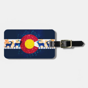 Colorado Fahnenlandschaft Kunstgepäck Gepäckanhänger