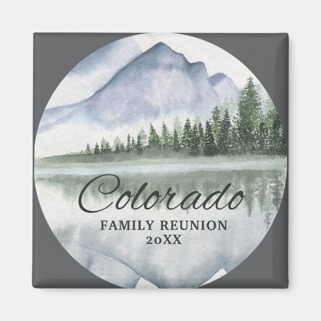 Colorado Family Wiedersehen Mountain Kühlschrank Magnet (Vorne)