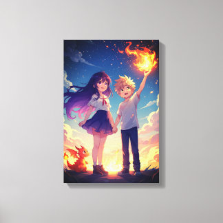 Colorado Fantasy Mauer Kunst für Kinder Leinwanddruck