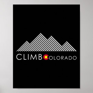 Colorado Felsenklettern - Climb Colorado Poster