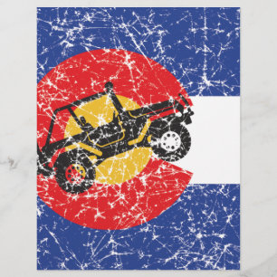 Colorado Flag 4 Wheeler