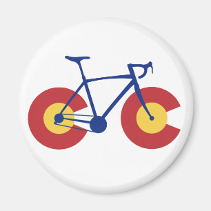 Colorado Flag Bicycle Magnet