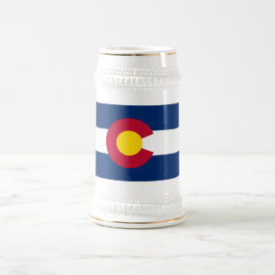 Colorado Flag Bierkrug Bierglas
