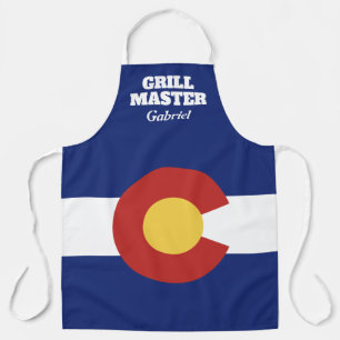 Colorado Flag Custom GRILLEN Kochen Schürze für 