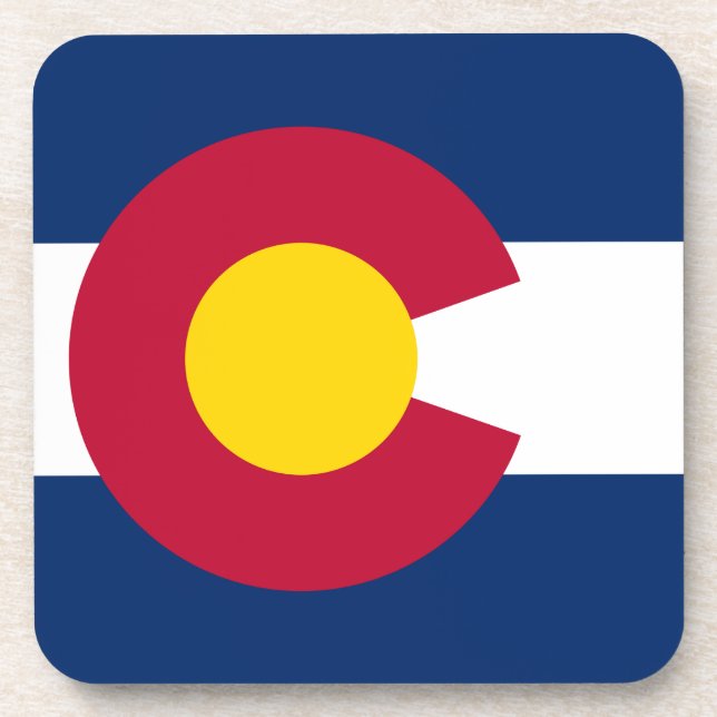 Colorado Flag, Der hundertjährige Staat, Coloradan Getränkeuntersetzer (Vorderseite)