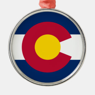 Colorado Flag, Der hundertjährige Staat, Coloradan Ornament Aus Metall