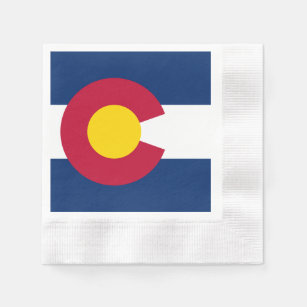 Colorado Flag, Der hundertjährige Staat, Coloradan Serviette