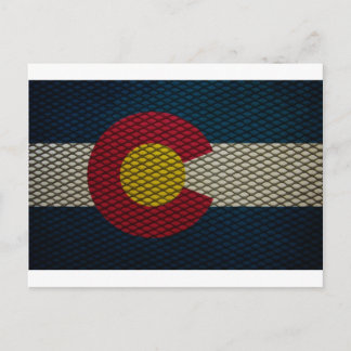 Colorado Flag erweitert Metal Phantastisch Postkarte