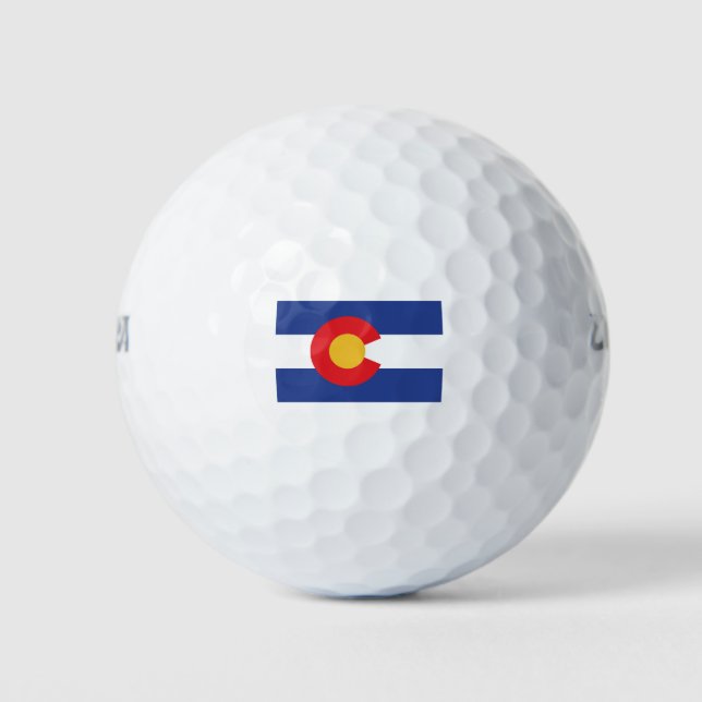 COLORADO-FLAG GOLFBALL (Vorderseite)