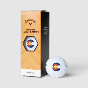 Colorado Flag Golfball