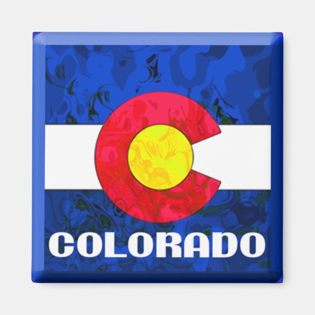 COLORADO FLAG MAGNET (Vorne)