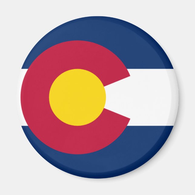 Colorado Flag Magnet (Vorne)