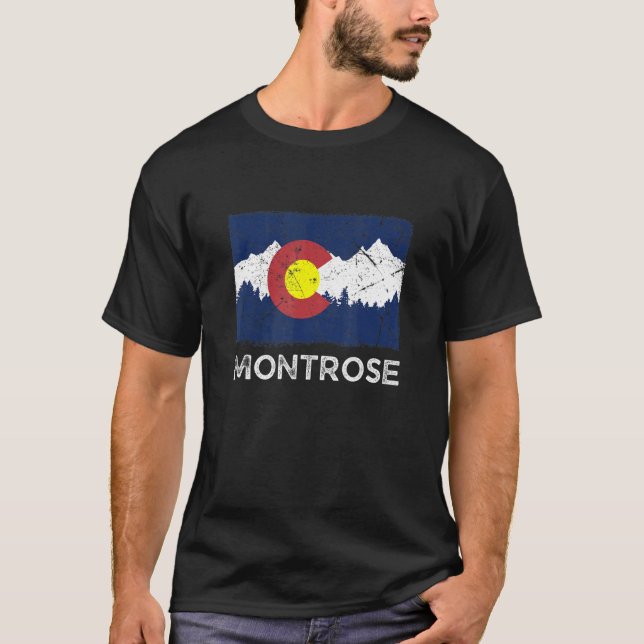 Colorado Flag Montrose T-Shirt (Vorderseite)