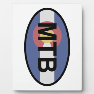 Colorado Flag Mountainbike Fotoplatte