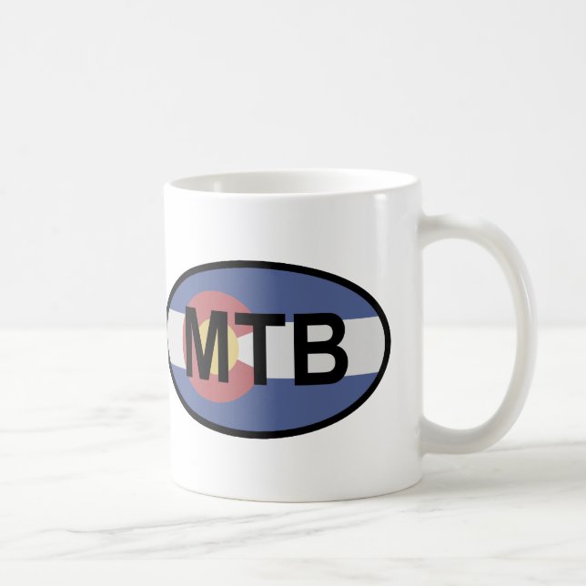 Colorado Flag Mountainbike Kaffeetasse (Rechts)