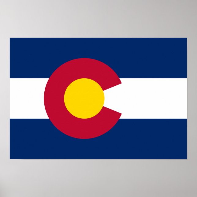Colorado Flag Poster (Vorne)